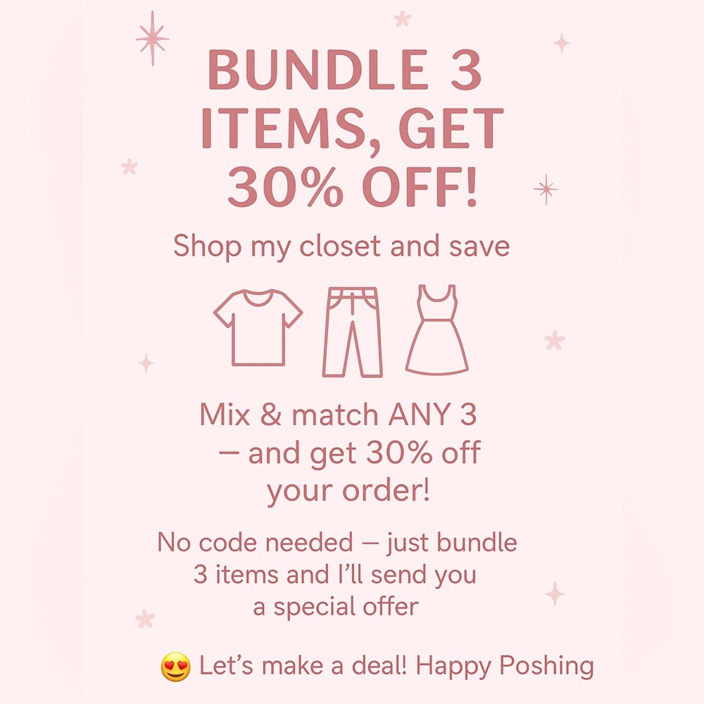 30% Off Clothing Bundle Offer